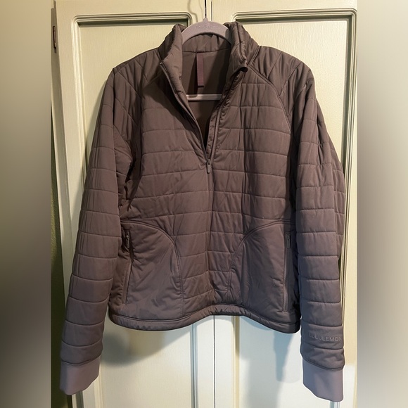 Lululemon WARM 3/4 zip top - Picture 3 of 4
